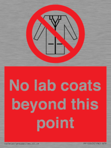 No lab coats beyond this point